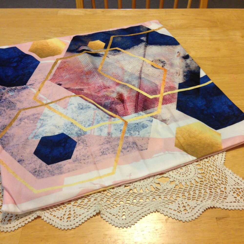 Abstract Decorative Pillow Cover, nwot